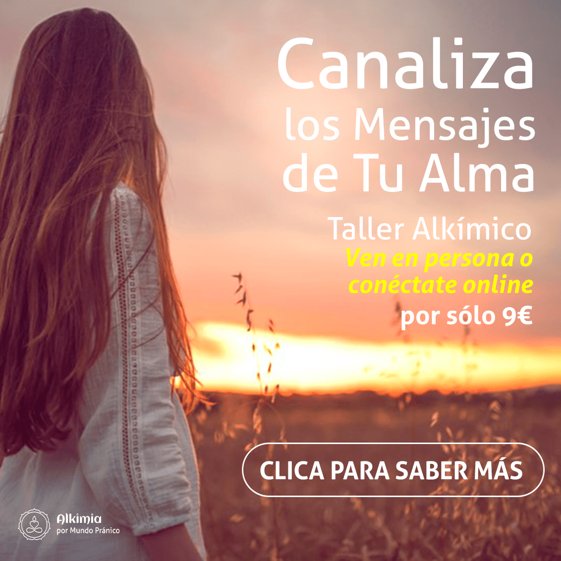 Banner Taller alkimico Canaliza los mensajes de tu alma